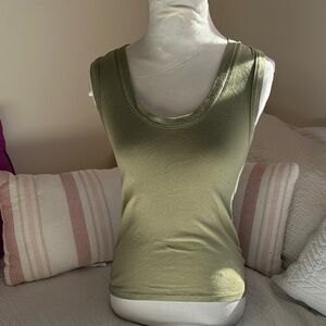 a new day Olive Green Scoop Neck Tank Top